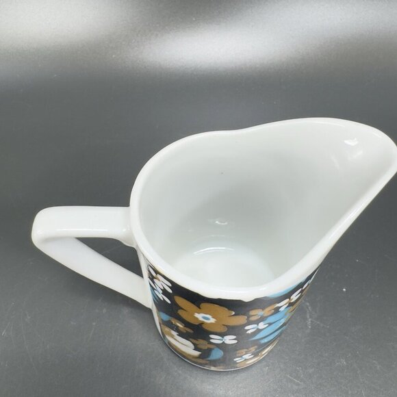 Vintage Royal Crown Mexican Fiesta By Kitty Small Porcelain Pitcher Creamer VTG - Picture 7 of 8